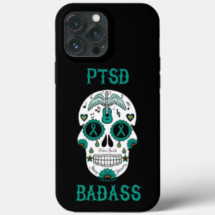 Zuckerschädel/Badass...PTSD Case-Mate iPhone Hülle