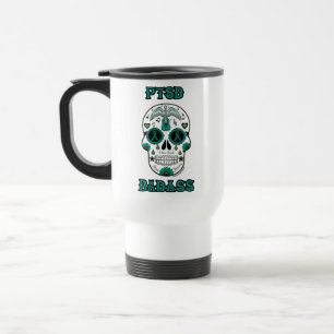 Zuckerschädel/Badass...PTSD Reisebecher