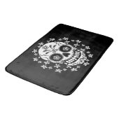 Zuckerschädel Badematte (Schrägansicht)