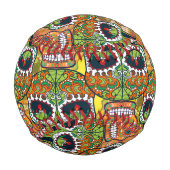 Zuckerschädel Baseball (Rückseite)