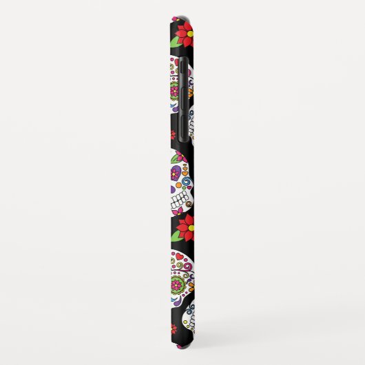 Zuckerschädel Beängstigend und blutig einschüchter Case-Mate iPhone Hülle (Hinten/Links)