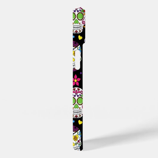 Zuckerschädel Beängstigend und blutig einschüchter Case-Mate iPhone Hülle (Rückseite / Rechts)