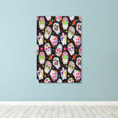 Zuckerschädel Beängstigend und blutig einschüchter Leinwanddruck (Insitu (Holzboden))