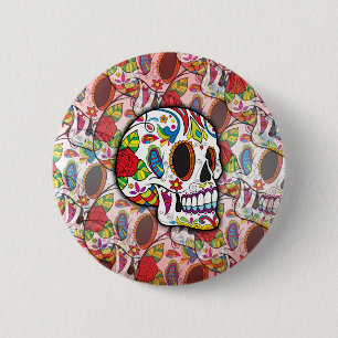 Zuckerschädel Button