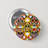 Zuckerschädel Button (Vorne & Hinten)