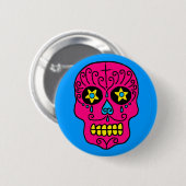 Zuckerschädel Button (Vorne & Hinten)