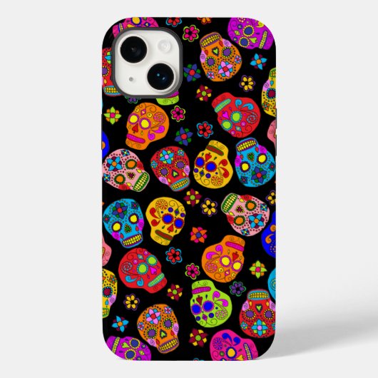 Zuckerschädel Case-Mate iPhone Hülle (Rückseite)