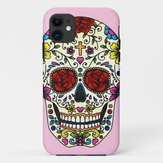 Zuckerschädel Case-Mate iPhone Hülle (Rückseite)