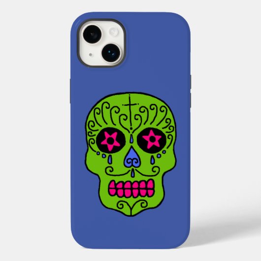 Zuckerschädel Case-Mate iPhone Hülle (Rückseite)
