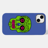 Zuckerschädel Case-Mate iPhone Hülle (Rückseite (Horizontal))