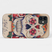 Zuckerschädel Case-Mate iPhone Hülle (Rückseite (Horizontal))
