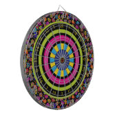 Zuckerschädel Dartscheibe (Vorderseite Links)