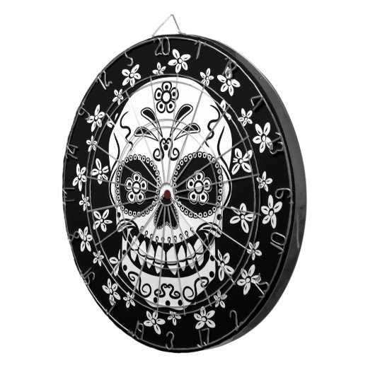 Zuckerschädel Dartscheibe (Vorderseite rechts)