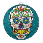 Zuckerschädel Dartscheibe (vorne)