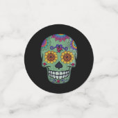 Zuckerschädel | Dia de Muertos Konfetti (Klein Vorderseite)
