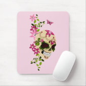 Zuckerschädel [Día de Muertos] Mousepad (Mit Mouse)