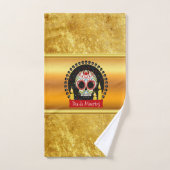 Zuckerschädel, einschüchternd und beängstigend badhandtuch set (Handtuch)