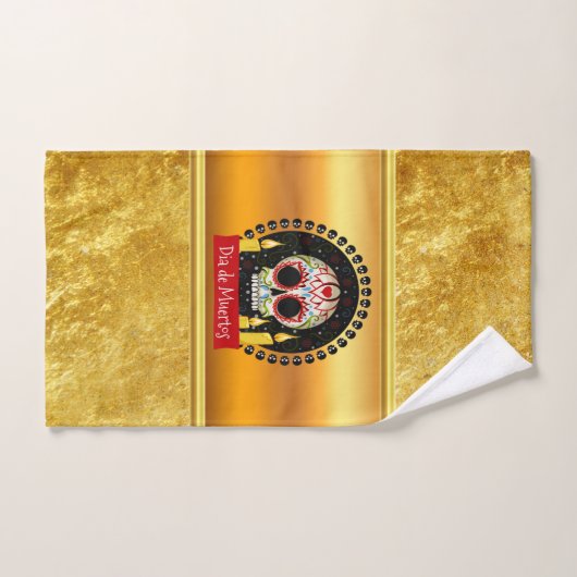 Zuckerschädel, einschüchternd und beängstigend badhandtuch set (Handtuch)