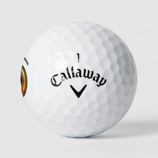 Zuckerschädel, einschüchternd und beängstigend golfball (Logo)