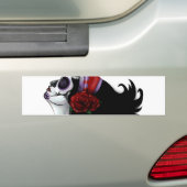 Zuckerschädel-Entwurf Autoaufkleber (Auf Auto)