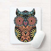 Zuckerschädel-Eulen-Farbe Mousepad (Mit Mouse)