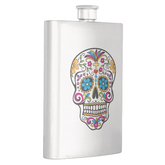 Zuckerschädel Flachmann (Rechts)