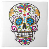 Zuckerschädel Fliese (Vorderseite)