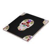 Zuckerschädel Fliese (Seite)