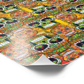 Zuckerschädel Fotodruck (Ecke)