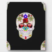 Zuckerschädel Fotoplatte (Vorderseite)