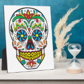 Zuckerschädel Fotoplatte (Seite)