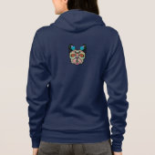 Zuckerschädel Frenchie Hoodie (Rückseite)