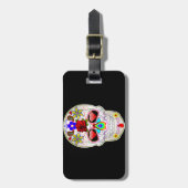 Zuckerschädel Gepäckanhänger (Vorderseite vertikal)