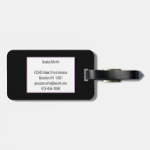 Zuckerschädel Gepäckanhänger (Rückseite horizontal)