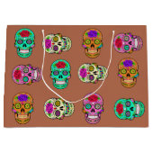 Zuckerschädel Große Geschenktüte (Vorderseite)