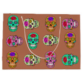 Zuckerschädel Große Geschenktüte (Rückseite)