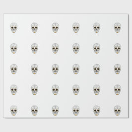 Zuckerschädel individuell anpassbar geschenkpapier