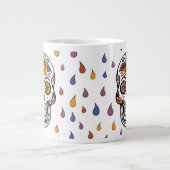 Zuckerschädel Jumbo-Tasse (Vorderseite)