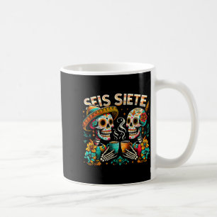 Zuckerschädel-Kaffee-Fiesta-Mexikanischer Tag seis Kaffeetasse