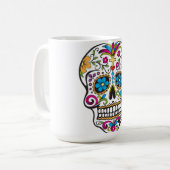 Zuckerschädel Kaffeetasse (Vorderseite Links)