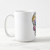 Zuckerschädel Kaffeetasse (Links)