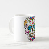 Zuckerschädel Kaffeetasse (Vorderseite Links)