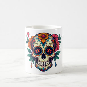Zuckerschädel Kaffeetasse