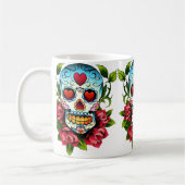 Zuckerschädel Kaffeetasse (Links)