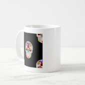 Zuckerschädel Kaffeetasse (Vorderseite Links)