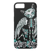 Zuckerschädel-Katze Case-Mate iPhone Hülle (Rückseite)