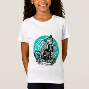 Zuckerschädel-Katze T-Shirt