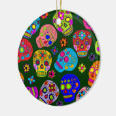 Zuckerschädel Keramikornament (Links)