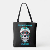 Zuckerschädel/Krieger...Dysautonomie Tasche (Rückseite)