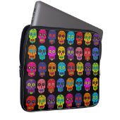 Zuckerschädel Laptopschutzhülle (Vorne Rechts)